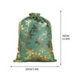 thumbnail image 3 of RBCKVXZ Christmas Gift Bag Sacks for Presents 8x12 Inch, Green Christmas Tree Snowman Deer Stocking Storage Sack Present Xmas Gift Bags Party Favors Bags, 3 of 7