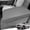 Gray Checkered, variant on KBH Center Console Armrest Cover for Chevy Silverado & GMC Sierra 2019-2026, Tahoe Suburban Yukon 2021-2026 Middle Console Lid Arm Rest Cushion Pad, Black Diamond(Bucket Seat Only)