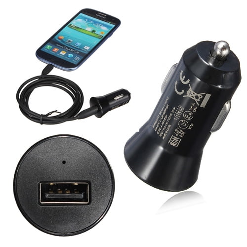 Adaptateur de Chargeur de Voiture USB pour Téléphone Galaxy S3 S4 4 S 5 5S Blackberry Z10