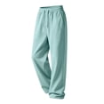 thumbnail image 5 of Evdexr Mens Baggy Sweatpants Drawstring Wide Leg Sweat Pants with Pockets Fall 2026 Lounge Casual Trousers Oversized Loose Fit Solid Pants 3XL, 5 of 8