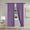 PURPLE, variant on 2 Piece purple solid color matte light filtering blackout panel window curtain treatment with rod pocket 100% privacy 37" inch wide X 108" inch length each panel R64