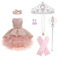 thumbnail image 1 of Robes de Fête Asymétriques pour Filles Princesse pour Filles Robes de Bal Robe, 1 of 5