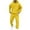 Yellow, variant on TBWNWG Men's And Women's Autumn Winter Casual Fashion Letter Print Hoodie And Joggers Sweatsuit Set,Sizes 3XL