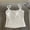White, variant on SEMPAI Womens Striped Lace Trim Cami Crop Top Button Front Spaghetti Strap Y2k Tops