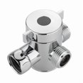 thumbnail image 5 of ABS Diverter Valve 1/2 Inch 3 Way Water Separator Shower Tee Adapter Adjustable Faucet Switcher Bathroom Toilet Accessories, 5 of 5