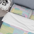thumbnail image 4 of Designart 'Circular Retro Geometry I ' Mid-Century Modern Duvet Cover Set, 4 of 4