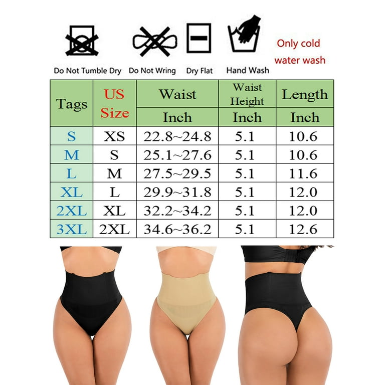 LELINTA High Waisted Tummy Control Butt Lifting Panties Butt Lift Underwear  Hip Enhancer Butt Shaper for Women Seamless Shapewear Booty Lifter  Panties,Size S-2XL Black/Beige 