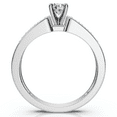thumbnail image 3 of Pompeii 1 ct Diamond Engagement Ring 14K White Gold Channel Set (G/H,SI1-SI2), 3 of 4