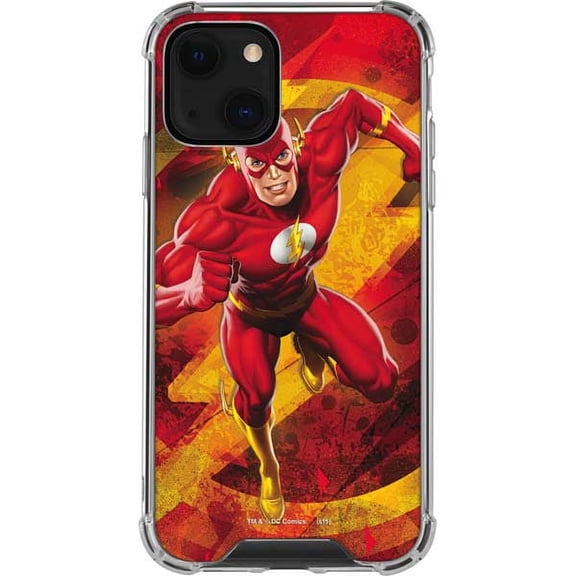 Skinit DC Comics Ripped Flash iPhone 13 Clear Case