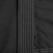 BJJ Gi Kimono, 100% cotton Ultra Light Jiu Jitsu Uniform Black Canvas set, Black, K-3