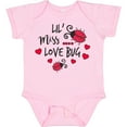 thumbnail image 3 of Inktastic Lil Miss Love Bug with Lady Bug and Hearts Girls Baby Bodysuit, 3 of 5
