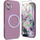 thumbnail image 1 of wonima11 SURPHY Case for iPhone 17 Case with Screen Protector (6.3 inch 2025), Compatible with MagSafe, Liquid Silicone 17 Phone Cases Whit Soft Microfiber Lining, Lilac Purple, 1 of 1