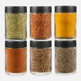 thumbnail image 2 of Trudeau STAK Set of 6 Large Glass Spice Storage Jars, 200 ml, 2 of 6