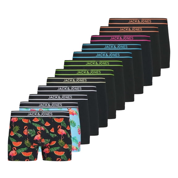 Jack&Jones Men Boxer Shorts Cotton Multicoloured Xl