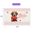 thumbnail image 5 of Happy Valentine's Day Beagle Brings Love Heart Doormat Beagles Dog Lover Gifts Idea Indoor Outdoor Welcome Mat - 02028, 5 of 5