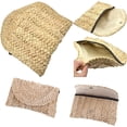 thumbnail image 5 of CHOK Summer Bohemia Handmade Rattan Woven Handbag Straw Knitted Messenger Bag, 5 of 5
