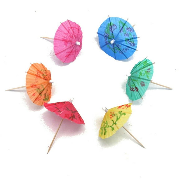 Paper Cocktail Parasols - Party Supplies - 144 Pieces