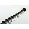 thumbnail image 3 of KSR605 72" Adjustable Stainless Steel Shower Curtain Rod with Rod Base, 3 of 3