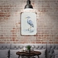 thumbnail image 4 of Vintage Blue Heron Wading in Water Metal Tin Sign, Coastal Watercolor Bird Nature Wall Decor Art Plaque for Bathroom Lake House Beach Home, 8x12 Inch, 4 of 7