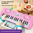 thumbnail image 4 of 37 Keys Electric Digital Piano 37 Music Electric Keyboard with Dual-mode Play & Demonstration for Toddlers Beginners Kids Musical Instruments Gifts, 13.6*5inch, Black, 4 of 10
