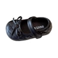 thumbnail image 1 of Pisos Negros con Zapatos de Moda de Princesa de Suela Suave de Chicas de Arco con Correa, 1 of 6