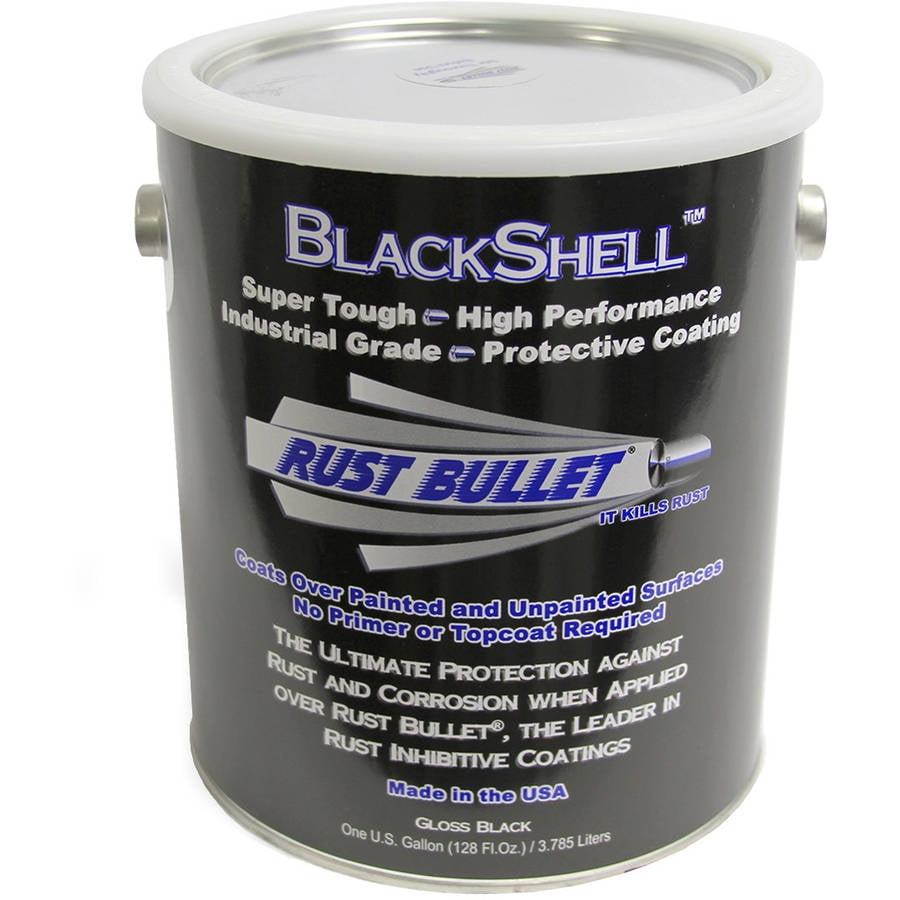 Rust Bullet BlackShell, Rust Preventive and Protective Coating, Gallon