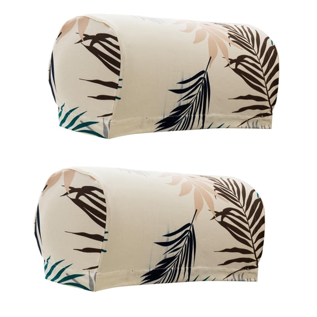 Protector de la cubierta del reposabrazos del sofá Baoblaze 2 piezas antideslizantes Beige