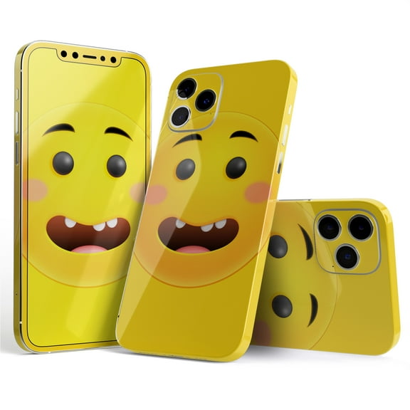 DesignSkinz Uhh Friendly Emoticons Full-Body Skin Decal Wrap Cover for iPhone 16 Plus