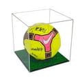 thumbnail image 4 of Versatile Deluxe Clear Acrylic Display Case - Small Square Box with Turf Bottom 9.75" x 9.75" x 9.75" (A007-TBC), 4 of 7