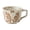 Gray, variant on Handmade Stoneware Coffee Mug with Embossed Leaf Design Large Capacity Ceramic Cup for Home and Office Black 1.1 lb