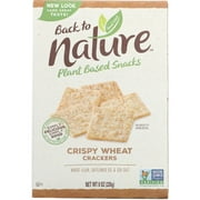 Back to Nature Crispy Wheat Crackers, Non-GMO Project Verified, Kosher, 8 OZ
