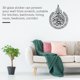 thumbnail image 5 of Etiqueta de la pared PVC Glass Tile 3D Art Decal Autoadhesivo DIY Cuarto de baño Decoración del hogar, Negro kenally HA005666-04, 5 of 6