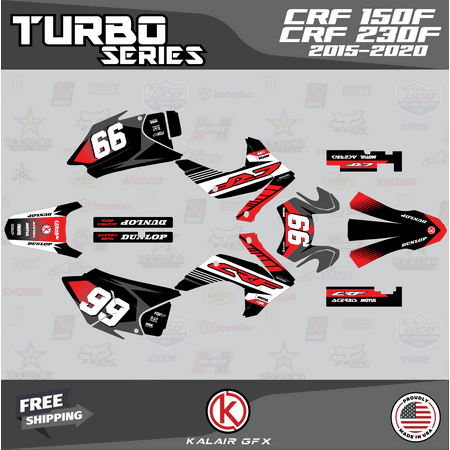 Kalair GFX Graphics Kit for Honda CRF230F (2015-2020) Turbo Series