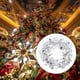 thumbnail image 4 of Paquete de 2 guirnaldas de oropel de estrella de Navidad, guirnaldas de alambre de estrella, decoración de fiesta de árbol de Navidad, adorno festivo de 25 pies x 2 (plata) Adepaton CJWUS-2699, 4 of 7