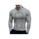 thumbnail image 1 of Sunloudy Hombres Camisa Deportiva, Cuello Redondo Manga Larga Elástico Secado rápido Tops Fitness Running Ropa Casual Sunloudy moda, 1 of 4