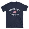 thumbnail image 1 of Forest Hills Pennsylvania Patriot Men's Cotton T-Shirt, 1 of 1