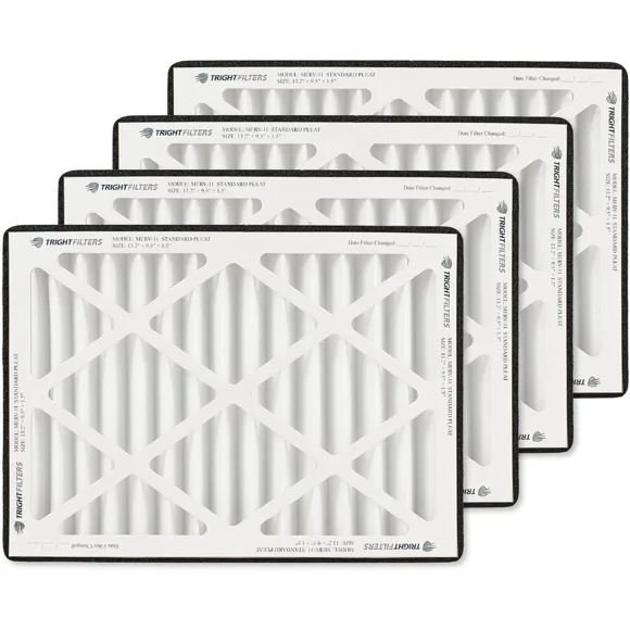 Refurbished AlorAir TrightFilters Merv 11 Air Filter for Purecare 1350 IG/Purecare 1350 Air Filtration System, 4 Pack