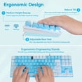 thumbnail image 7 of CHONCHOW Blue TKL Gaming Keyboard and Mouse Combo, 87 Keys Wired RGB Backlit Keyboard & RGB Mouse for PC, PS5, Xbox, 7 of 7