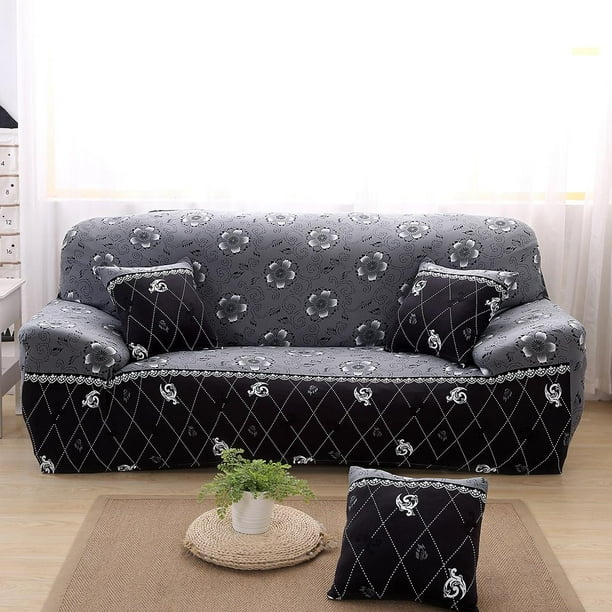 Cubierta de Deslizamiento para Muebles de Sofá Elástico - Lavable a , Anti ácaros, Elástico de Poliéster Estirable Sitio popular de 3 plazas Macarena Funda de sofá