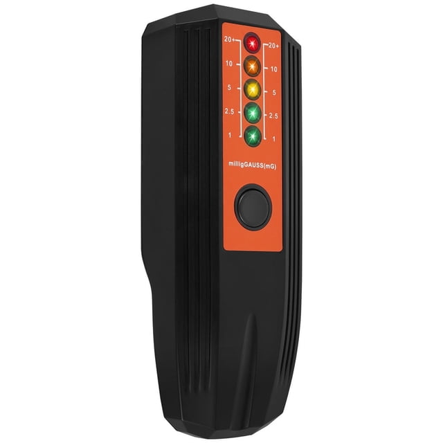 MesaSe Electromagnetic Radiation Detector Portable EMF Reader with Colorful LED Light High Accuracy Electromagnetic Radiation Tester Battery Powered Electric EMF Detector for Industrial