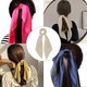 thumbnail image 4 of 4 pañuelos para el pelo para mujer, lazos anudados, bandas elásticas, soporte para coleta para mujeres y niñas, 4 of 7