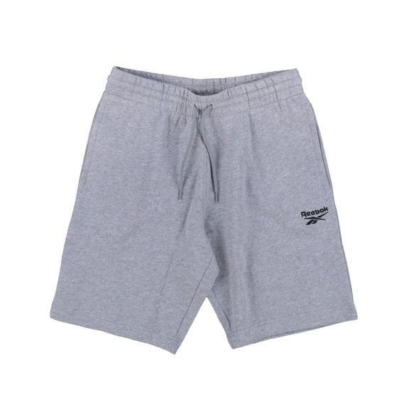 Reebok Men's Sweat Shorts Active Comfort Bottoms Identity Logo Flee Grey New