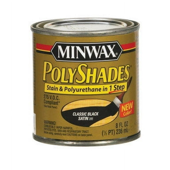 Minwax Polyshades  Classic Black Stain Wood