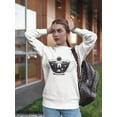 thumbnail image 2 of Space Cup Sweatshirt Women -Image by Shutterstock, Female 3X-Large, 2 of 4