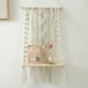 thumbnail image 5 of Tapiz de macramé bohemio, estante colgante de pared, estantes flotantes, cuerda tejida artesanal Estilo D, 5 of 9