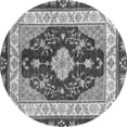 thumbnail image 1 of Ahgly Company Indoor Round Abstract Gray Modern Area Rugs, 5' Round, 1 of 4