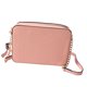 thumbnail image 3 of Bolso de hombro con cadena para mujer, bolso de hombro de PU Vintage con cremallera ajustable de gran capacidad, tamaño libre rosa Sailing, 3 of 10