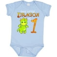 thumbnail image 3 of Inktastic Dragon 1st Birthday Turning One Boys or Girls Baby Bodysuit, 3 of 5