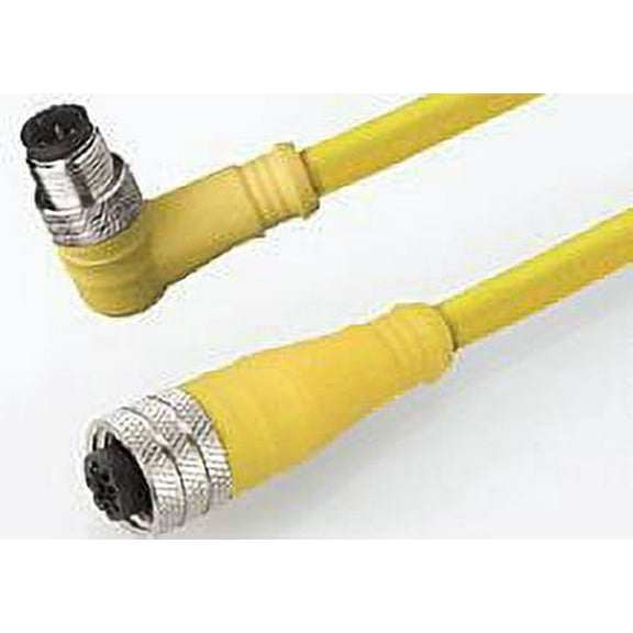 Woodhead 884032A09M040, 22 AWG, 4-Pole, Female/Male, 90D, Straight, Cordset, 1pc