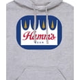 thumbnail image 3 of Hamm's - Rounded Logo - Men's Fleece Pullover Hoodie, 3 of 5